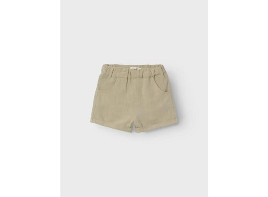 Dolie fin loose shorts - Moss grey