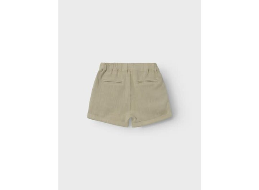 Dolie fin loose shorts - Moss grey