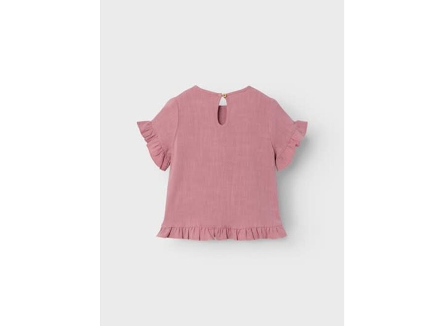 Dolie ss loose shirt - Nostalgia rose