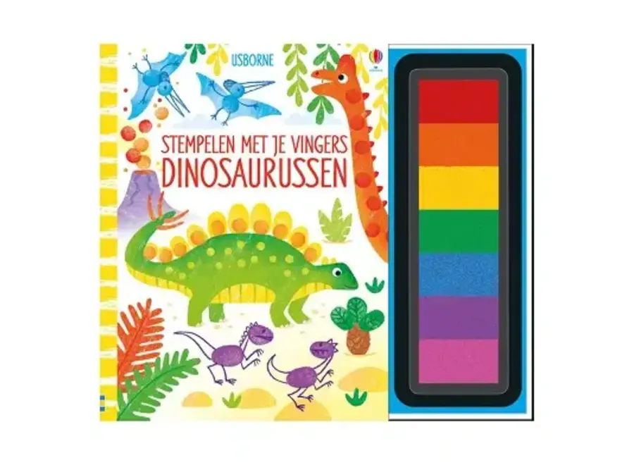 Stempelen met je vingers - Dinosaurussen (4+)