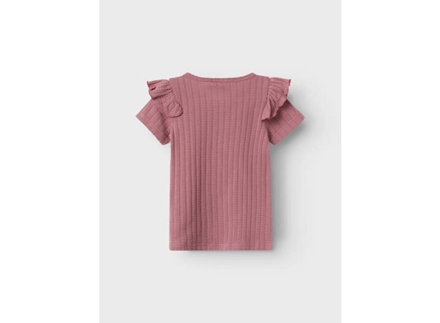 Frila SS slim top - Nostalgia rose