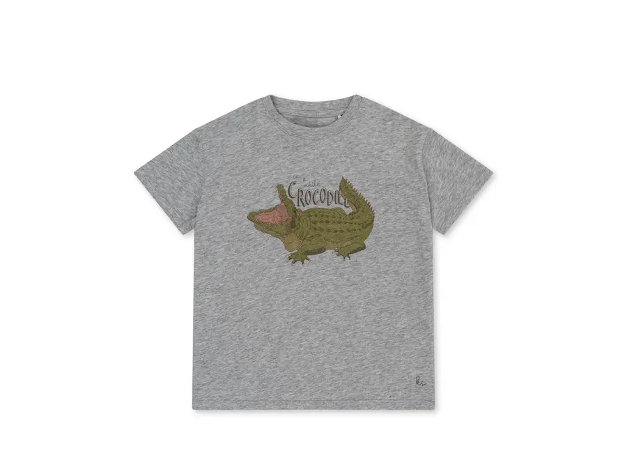 Famo tee - Grey melange