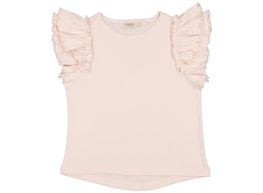 Tavora frill pointelle top - Pink Dahlia