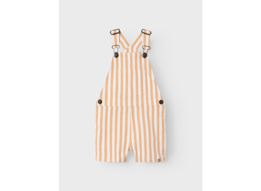 Hugo loose twill shortsuit - Clay stripes