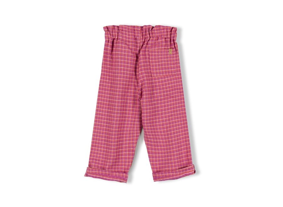 Ril pants - Chili checkered