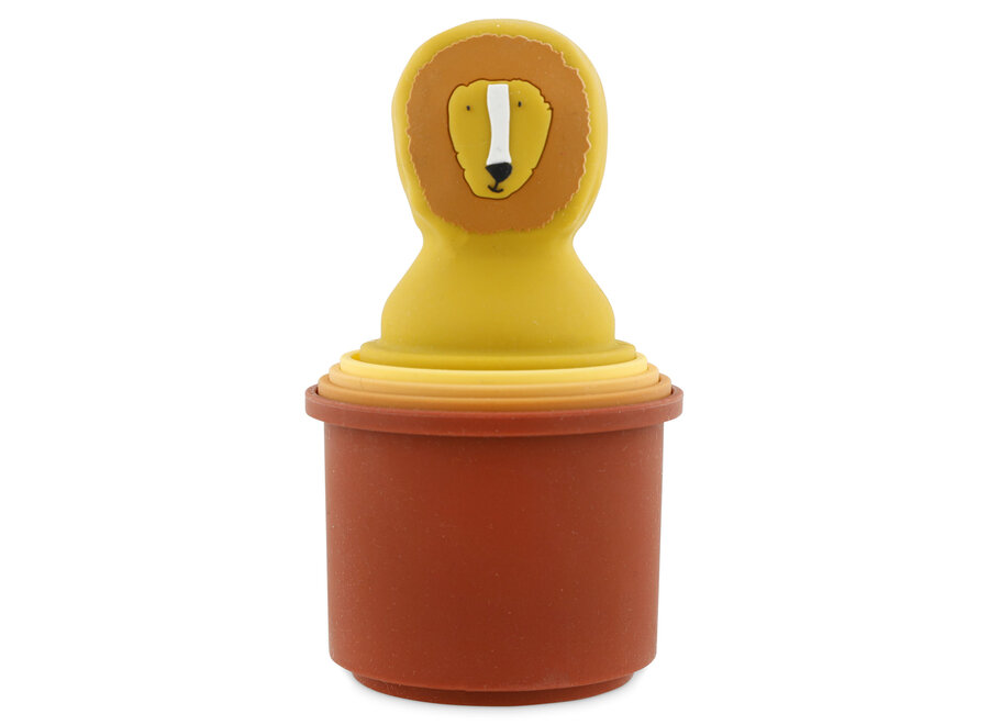 Stacking cups - Mr. lion (5 pcs.)