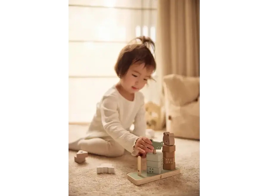 Houten stapeltoren - Jungle jambo