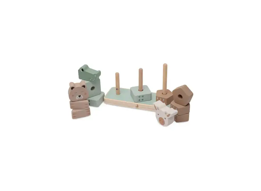 Houten stapeltoren - Jungle jambo