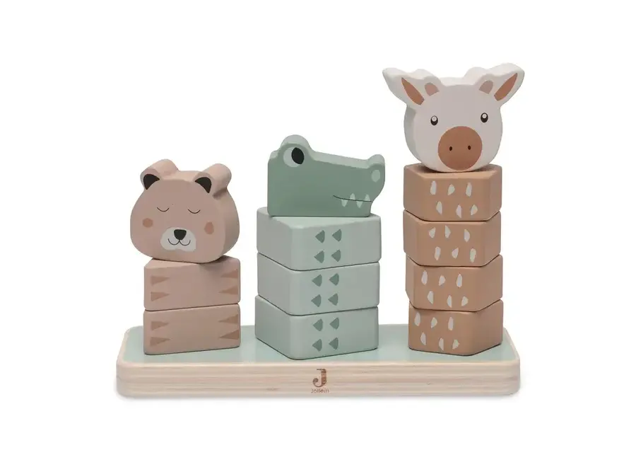 Houten stapeltoren - Jungle jambo