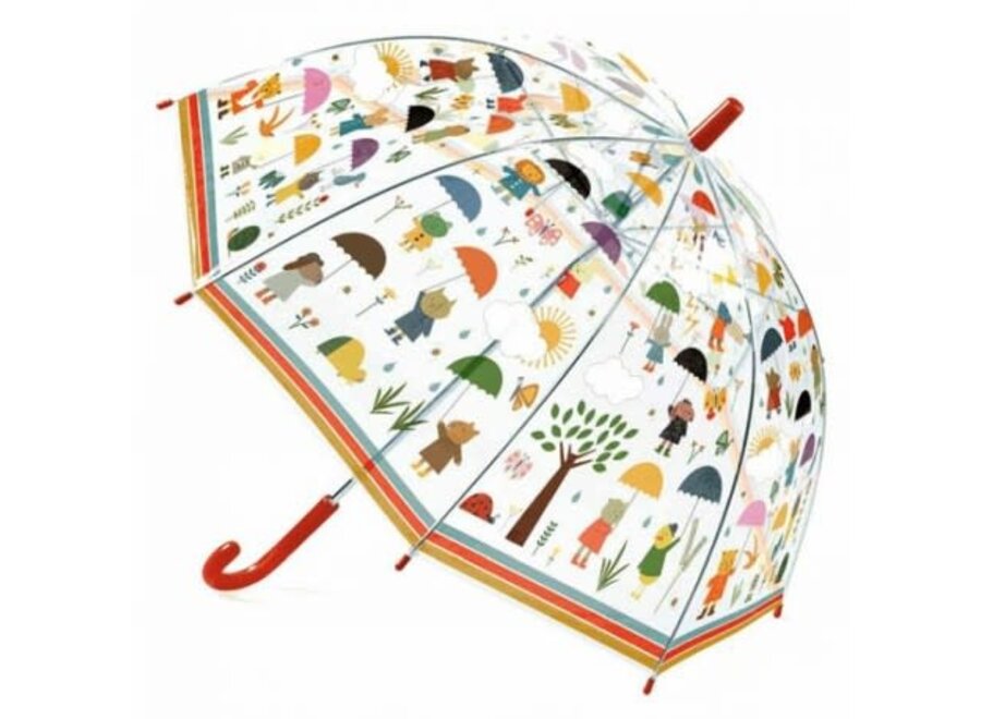 Kinderparaplu - Diertjes in de regen