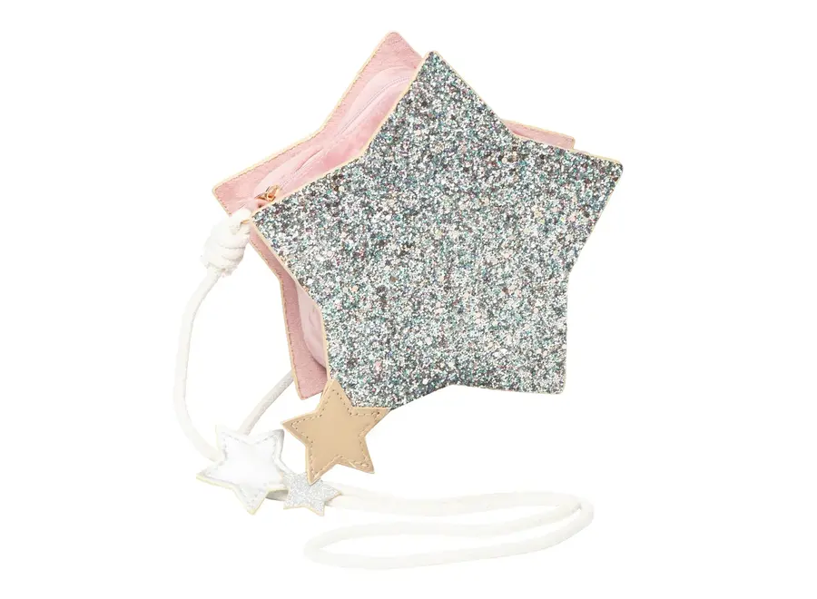 Sparkly glitter star bag
