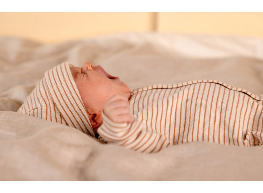 Tof hat caramel stripe