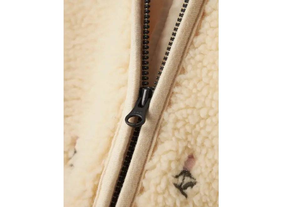 Nalo loose sherpa jacket - Bleached sand