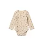 Yanni baby bodystocking - Peach mini/ sea shell