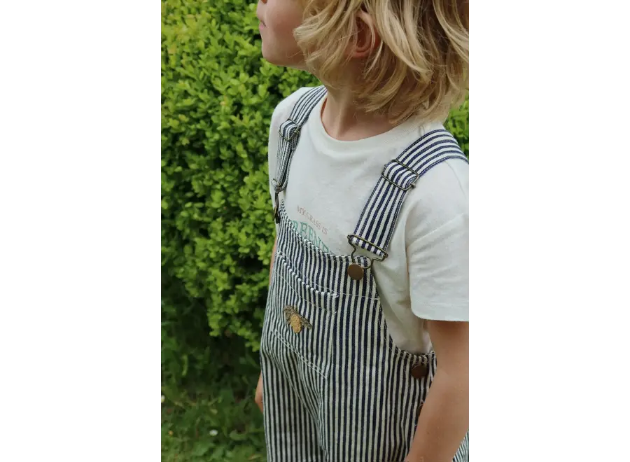 Fender overalls - Naval stripe lemon