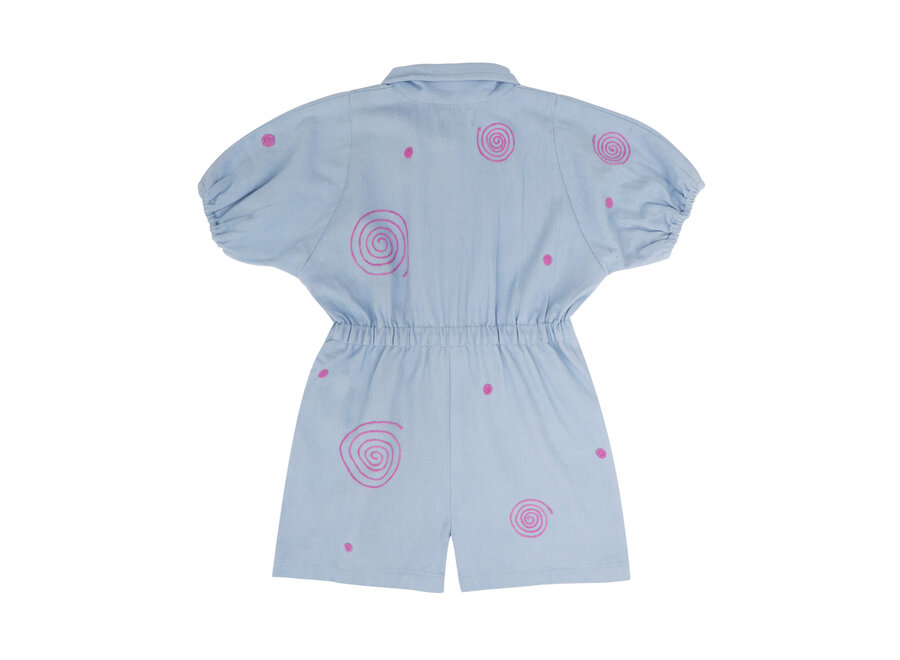 Maevis playsuit - Grape blue
