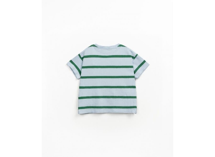 Striped jersey T-shirt - Botanical