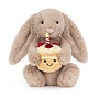 Bashful bunny beige birthday