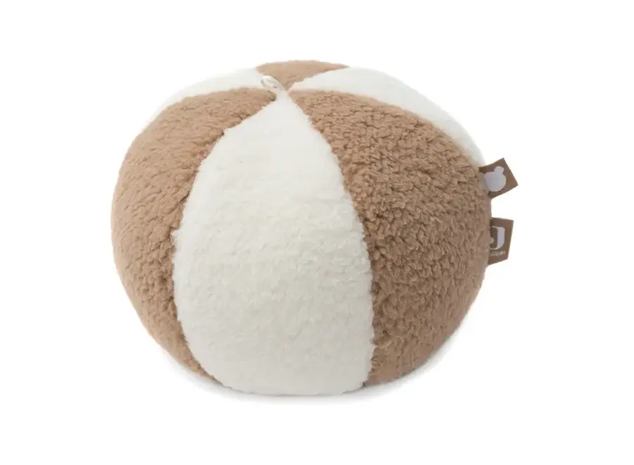 Stoffen speelbal - Ivory/biscuit