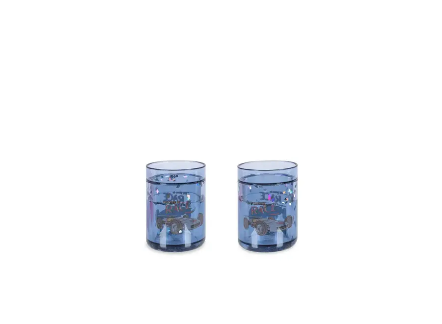 2-pack glitter cups - Race