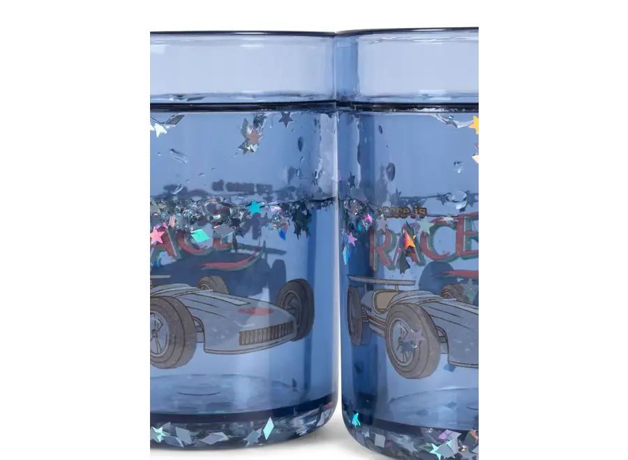 2-pack glitter cups - Race