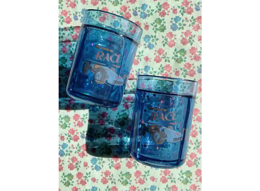 2-pack glitter cups - Race