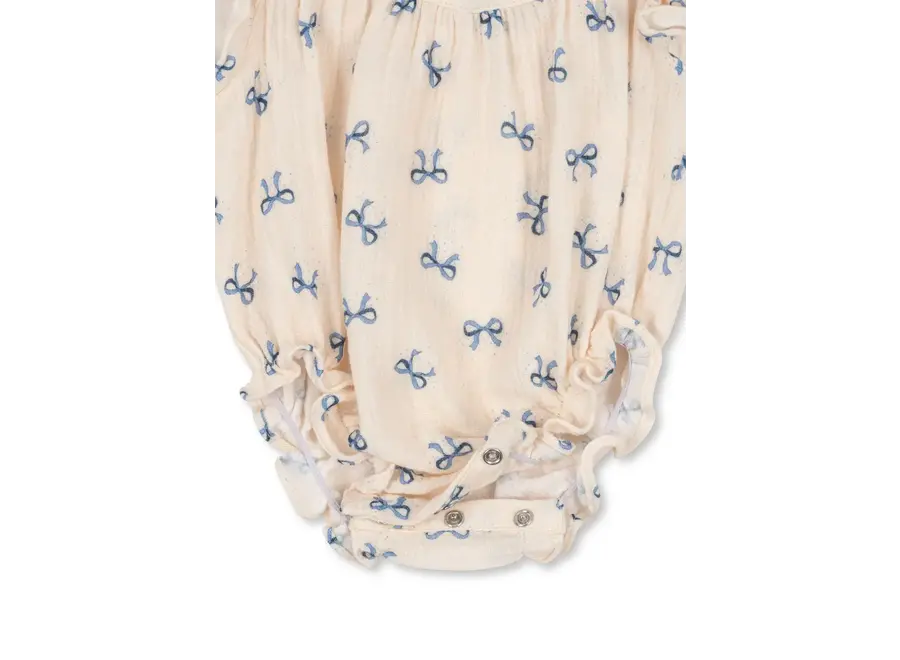 Coco romper - Bow blue