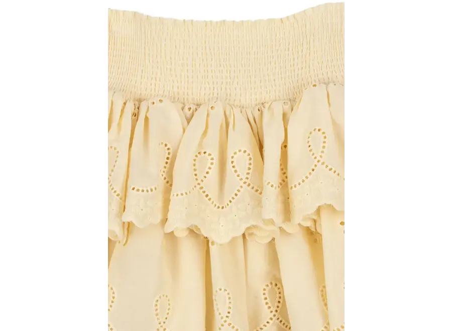 Posey smock skirt - Cloud cream