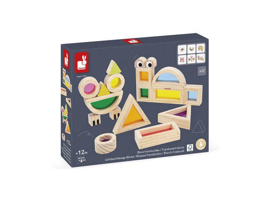 Sensori - Doorschijnende blokkenset