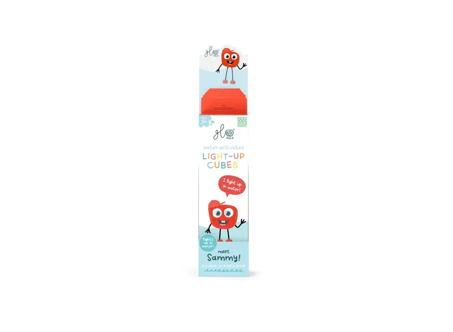 Light up cubes 4 pcs. - red Sammy