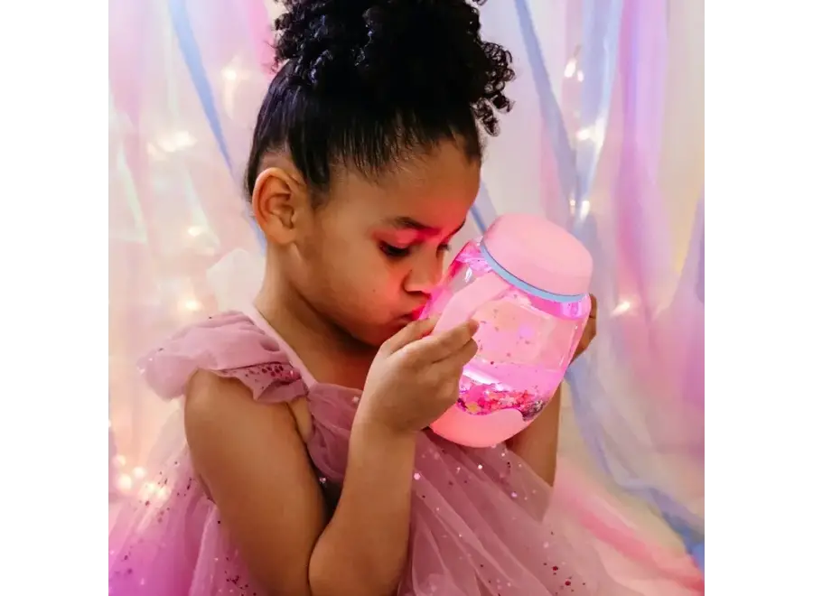 Sensory play cup - Bubble gum
