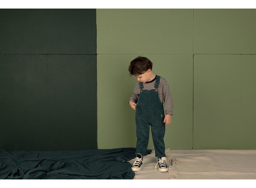 Corduroy dungaree - Moss