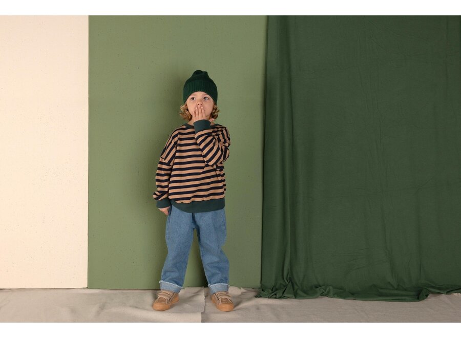 Rel sweater - Navy stripe