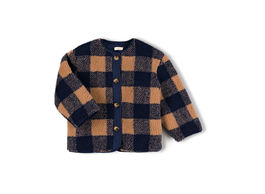 Check jacket - Navy checkered