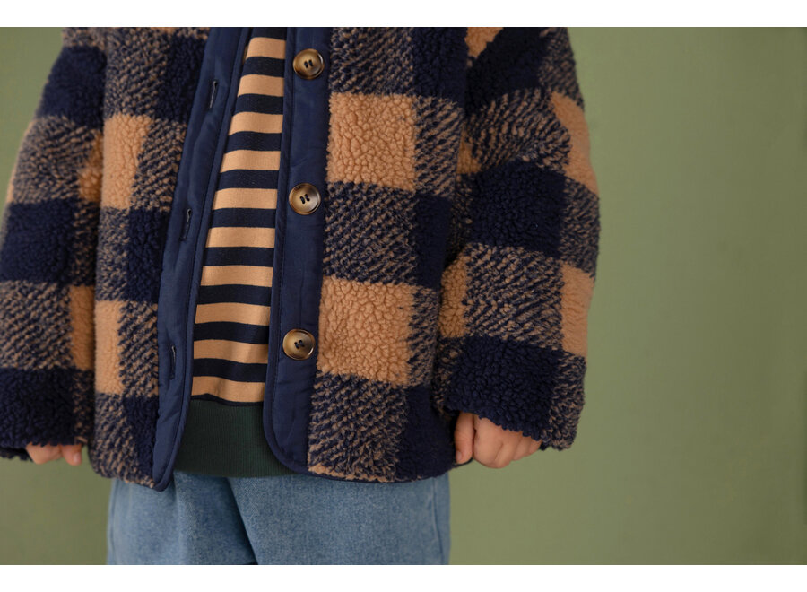 Check jacket - Navy checkered