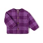Check jacket - Purple checkered
