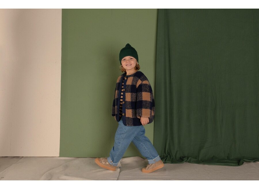 Check jacket - Navy checkered