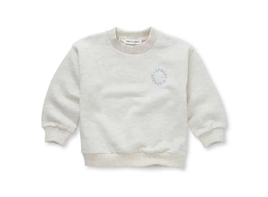 Sweatshirt Sproet logo - Light grey melee
