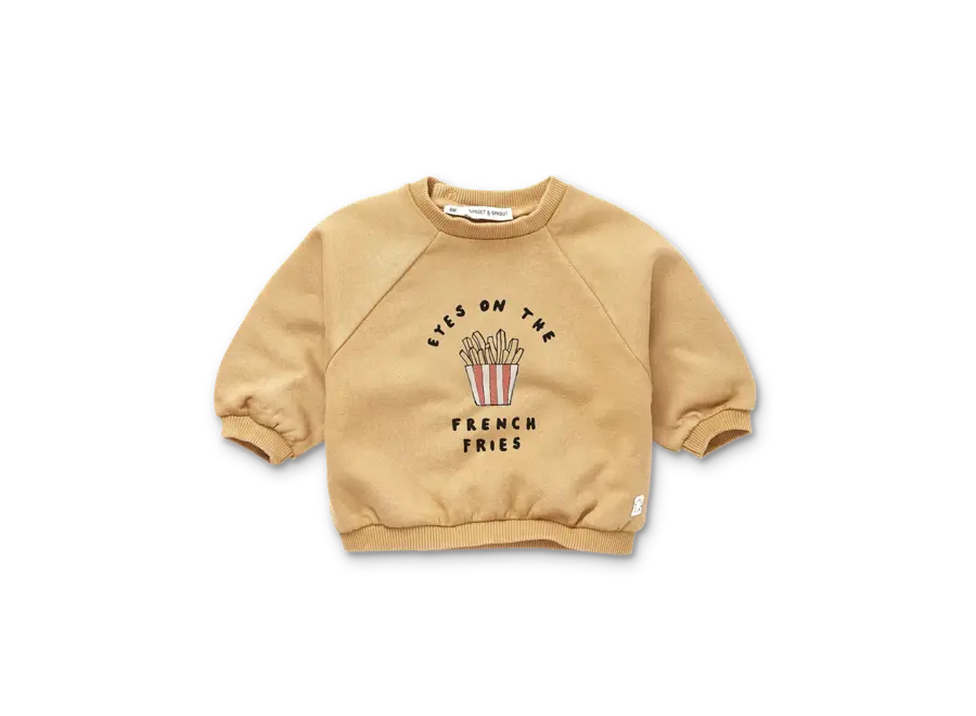 Sweatshirt French fries - Sand