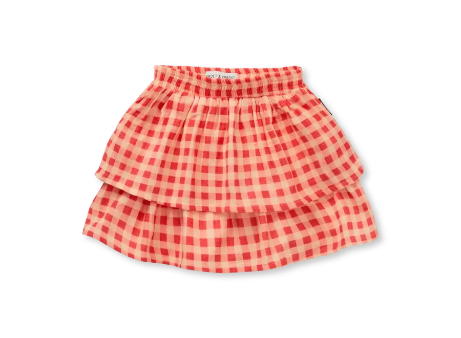 Muslin skirt block check - Grenadine