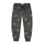 Sweatpants space cat print - Washed black