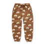 Sweatpants moustache dog print - Mocca