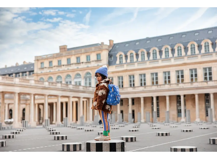 Winter legging multi color stripe - Sand