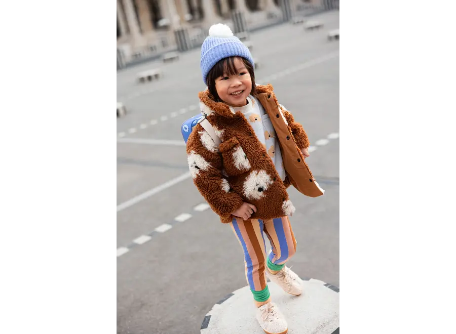 Winter legging multi color stripe - Sand