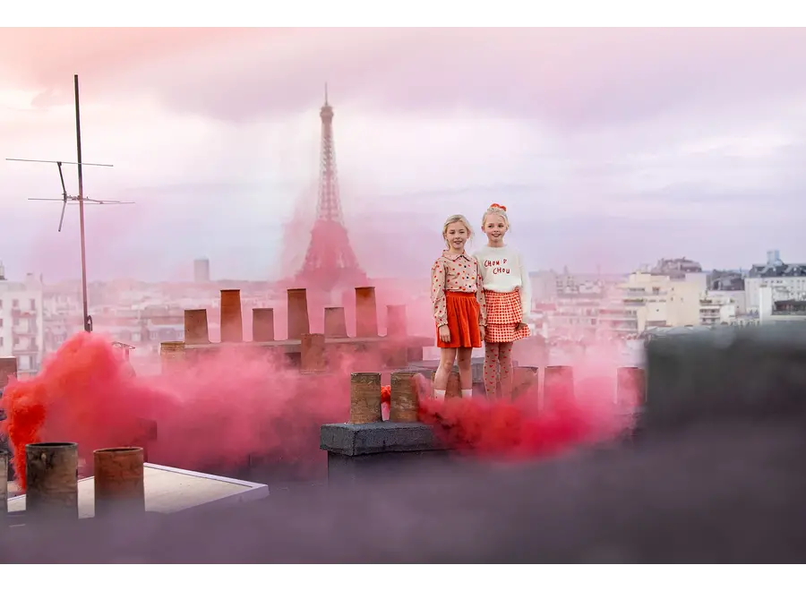 Muslin skirt block check - Grenadine