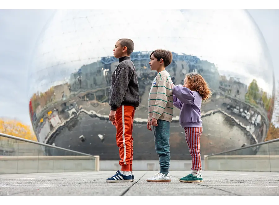 Sweater stripes - Ivory melee