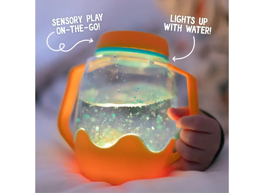 Sensory play cup - Bubble gum
