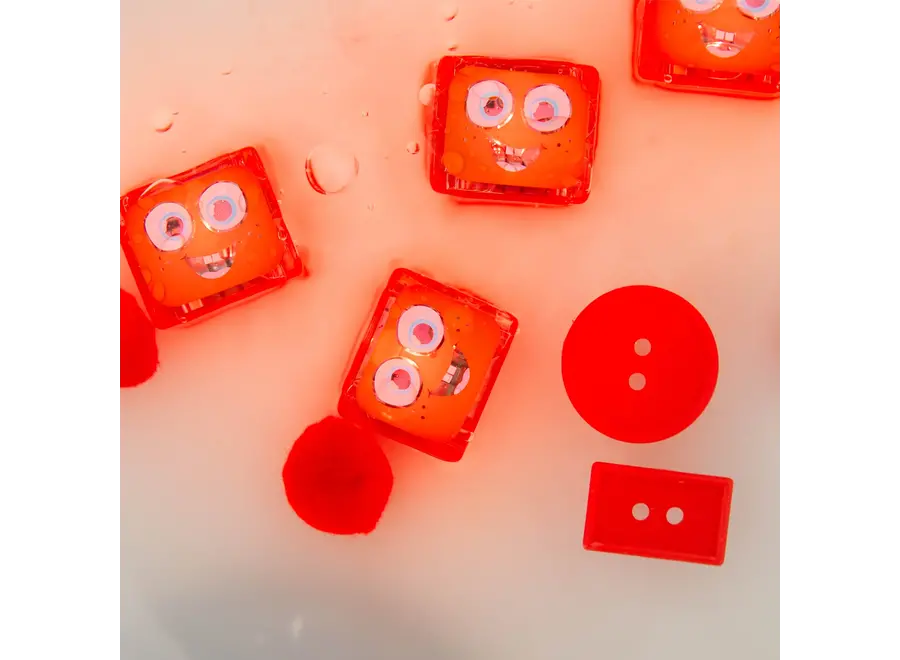 Light up cubes 4 pcs. - red Sammy