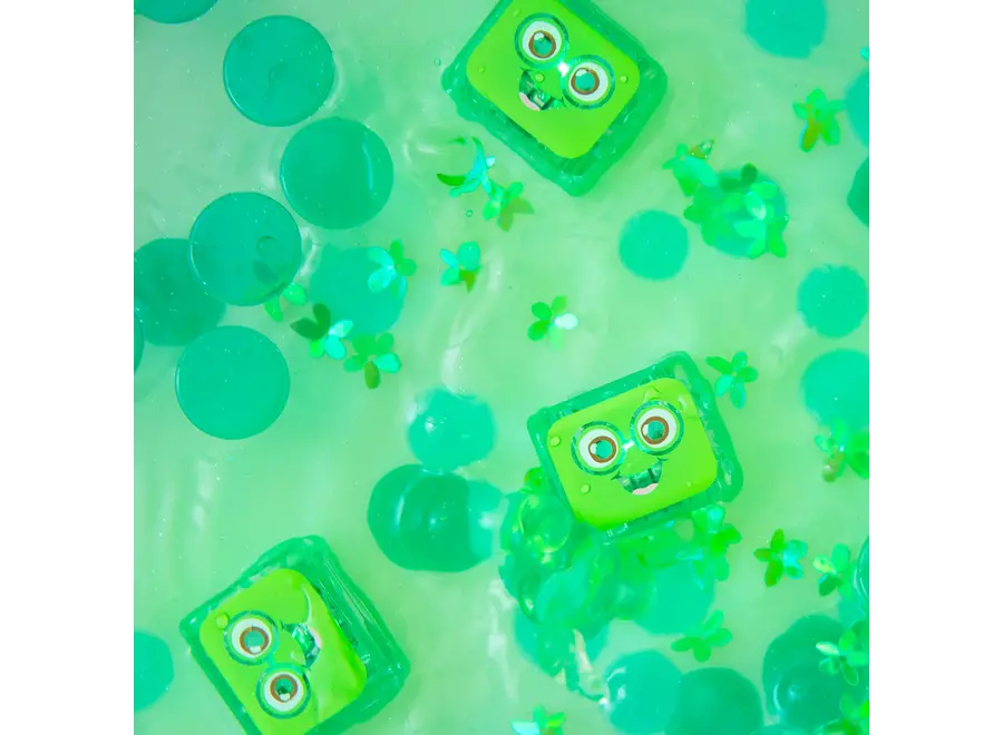 Light up cubes 4 pcs. - green Pippa