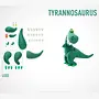 Tyrannosaurus - 3 cans